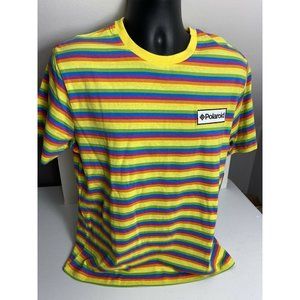 Polaroid Mens Polaroid Classic Border and Polaroi Color spectrum Shirt New